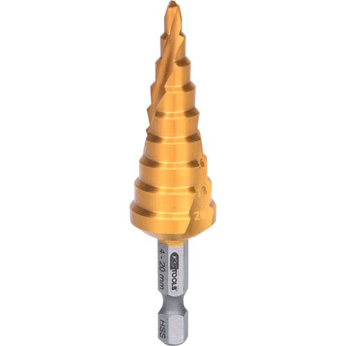 Thumbnail - KS Tools 3302385 HSS TIN-TIP Stufenbohrer 4 - 20 mm 1 St.