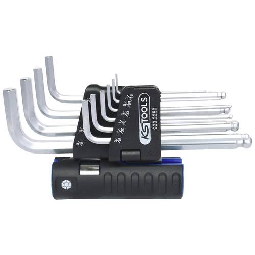 Thumbnail - KS Tools 920.2250 Innen-Sechskant Winkelschraubendreher-Set 5/64 Zoll, 3/32 Zoll, 1/8 Zoll, 5/32 Zoll, 3/16 Zoll, 1/4 Zo...