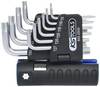 KS Tools 920.2500 TX Winkelschraubendreher-Set T 8, T 10, T 15, T 20, T 25, T 27, T 30, T 40, T 45, T 50 10teilig