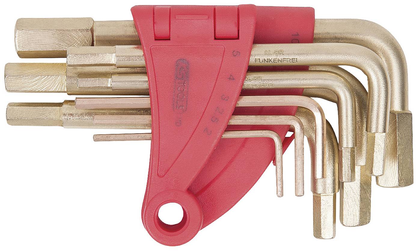 Thumbnail - KS Tools 963.1514 Innen-Sechskant Winkelschraubendreher-Set 1/16 Zoll, 5/64 Zoll, 3/32 Zoll, 1/8 Zoll, 5/32 Zoll, 3/16 Z...