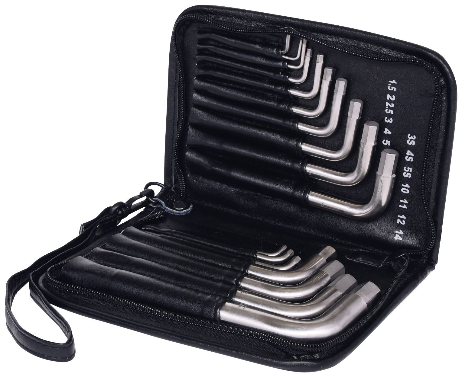 KS Tools 965.2004 Innen-Sechskant Winkelschraubendreher-Set 1.5 mm, 2 mm, 3 mm, 4 mm, 5 mm, 6 mm, 7 mm, 8 mm, 9 mm, 10 m...