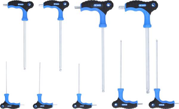 Brilliant Tools BT041100  Winkelschraubendreher-Set 2 mm, 2.5 mm, 3 mm, 4 mm, 5 mm, 6 mm, 7 mm, 8 mm, 10 mm   9teilig