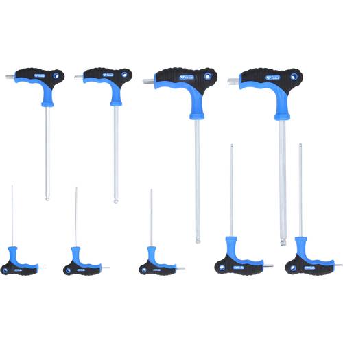 Brilliant Tools BT041100 Winkelschraubendreher-Set 2 mm, 2.5 mm, 3 mm, 4 mm, 5 mm, 6 mm, 7 mm, 8 mm, 10 mm 9teilig