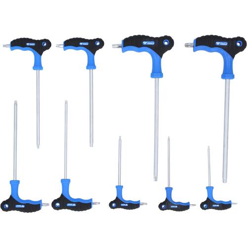 Brilliant Tools BT041200 Winkelschraubendreher-Set T 10, T 15, T 20, T 25, T 27, T 30, T 40, T 45, T 50 9teilig