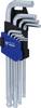 Brilliant Tools BT045009 Winkelschraubendreher-Set 1.5 mm, 2 mm, 2.5 mm, 3 mm, 4 mm, 5 mm, 6 mm, 8 mm, 10 mm 9teilig