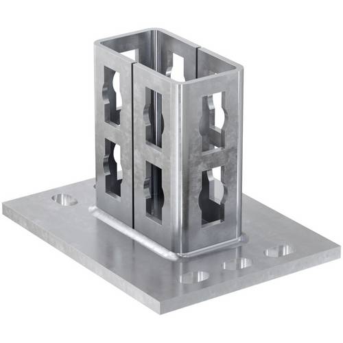 Fischer PSF 82 A4 Sattelflansch Edelstahl 562849 5 St.