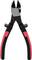 Seitenschneider-Zange mit rot-schwarzen Griffen, verwendet zum Schneiden von Draht.