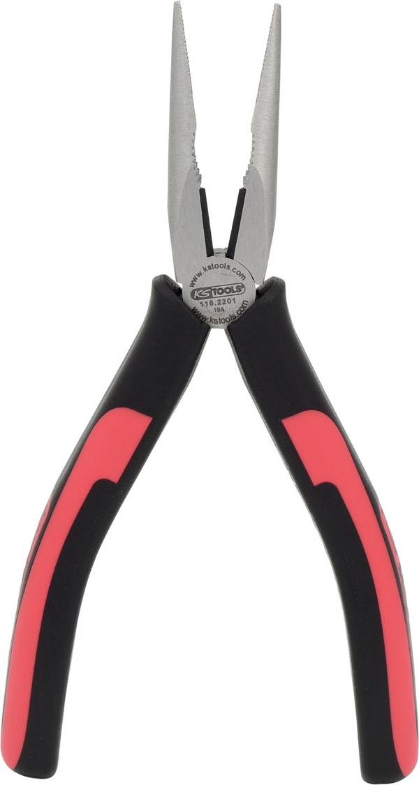 KS Tools 115.2201  Flachrundzange Gerade Werkzeugstahl 160 mm