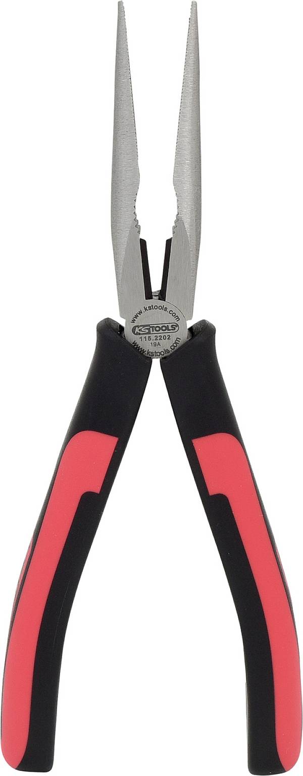 KS Tools 115.2202  Flachrundzange Gerade Werkzeugstahl 210 mm