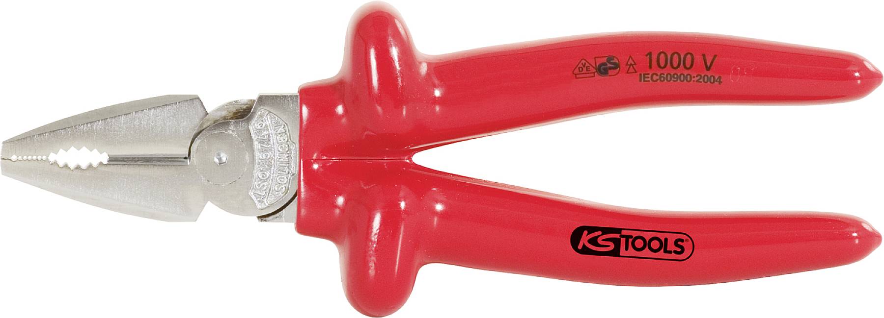 KS TOOLS CLASSIC 1000V Kraft-Kombinationszange, 205mm (117.1276)