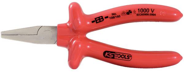 KS Tools 117.1298  Flachzange  Werkzeugstahl 160 mm