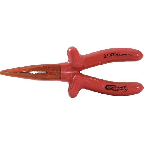 KS Tools 1171717 Flachrundzange Gerade Werkzeugstahl 160 mm