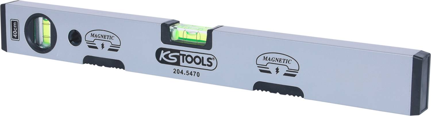 KS TOOLS Aluminiumprofil-Wasserwaage,magnetisch,400mm (204.5470)