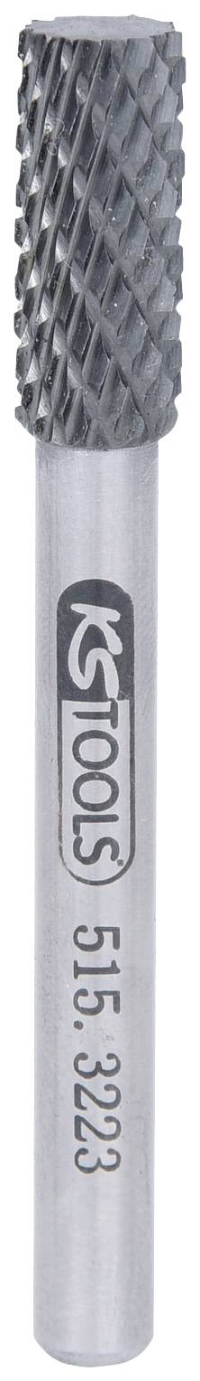 KS TOOLS Werkzeuge-Maschinen GmbH HM Zylinder-Frässtift Form A ohne Stirnverzahnung, 8mm (515.3223)