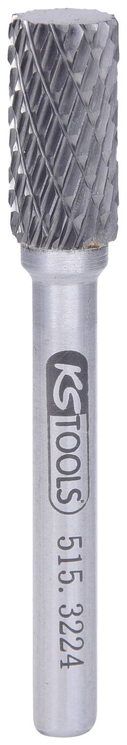 KS TOOLS Werkzeuge-Maschinen GmbH HM Zylinder-Frässtift Form A ohne Stirnverzahnung, 10mm (515.3224)