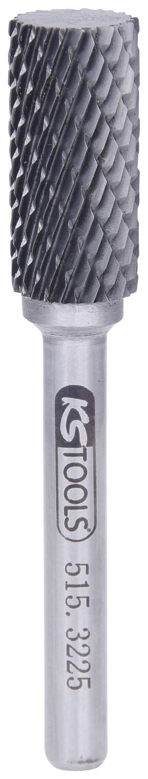 KS TOOLS HM Zylinder-Frässtift Form A ohne Stirnverzahnung, 12mm (515.3225)