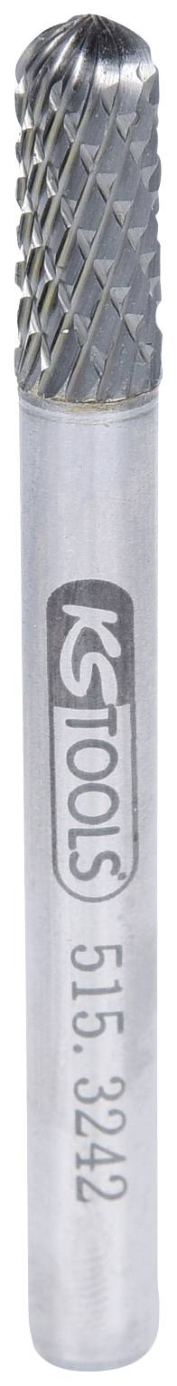 Metallfräser mit zylindrischem Schaft und geriffeltem Kopf, markiert mit 'KS Tools' und der Größe '3/15 3,0/2'.