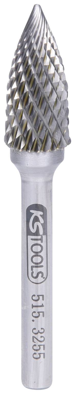 KS Tools 5153255 Frässtift Hartmetall Länge 70 mm Produktabmessung, Ø 6 mm