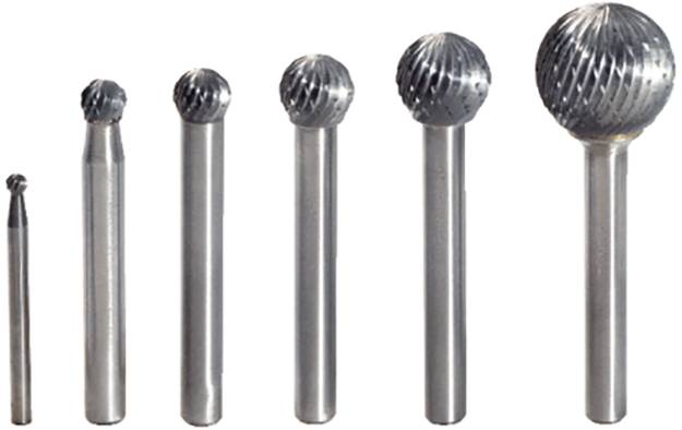 KS Tools 5153282 Frässtift Hartmetall Länge 51 mm Produktabmessung, Ø 6 mm