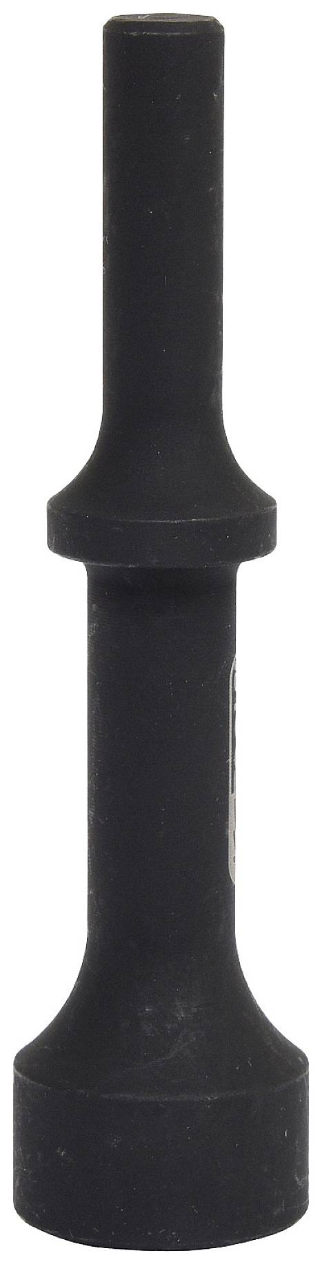 Ein schwarzer, zylindrischer Gummianschlag mit breiter Basis und schmalem oberen Teil.