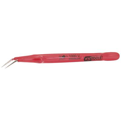KS Tools 1171623 Pinzette Spitz, gebogen 145 mm