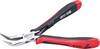 KS TOOLS ESD Spitzzange, gebogen, ohne Hieb, 130mm