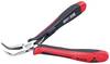 ESD Spitzzange, gebogen, mit Hieb, 140mm