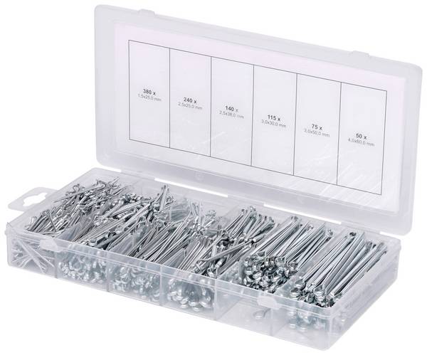 KS Tools Sortiment Splinte, 1000-tlg 1 St.