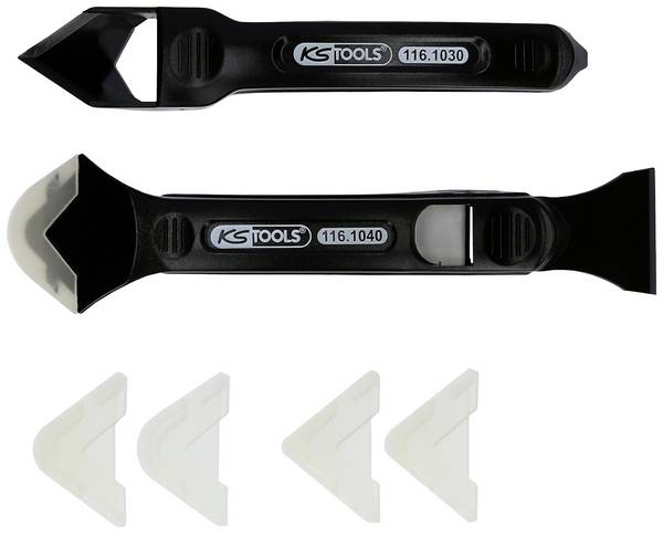 KS Tools 116.1050 Silikonschaber- und Abziehersatz