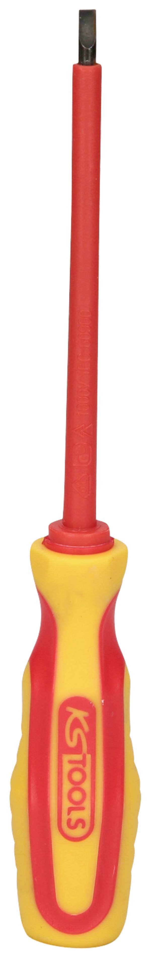 KS Tools 1170506 VDE Schlitz-Schraubendreher  Klingenlänge: 100.0 mm DIN 5264