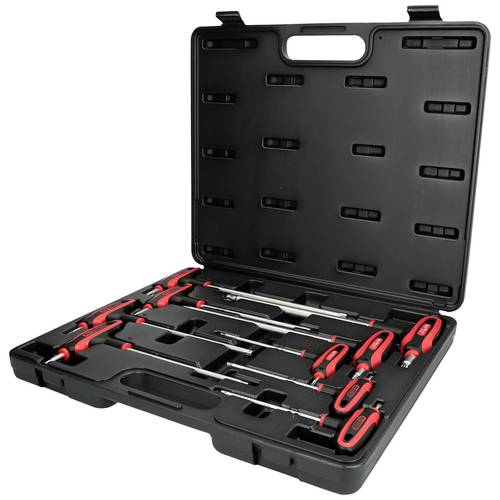 KS TOOLS T-Griff-Schlüssel-Satz, Torx mit Bohrung,9-tlgTB10-TB50 ( 151.8160 )