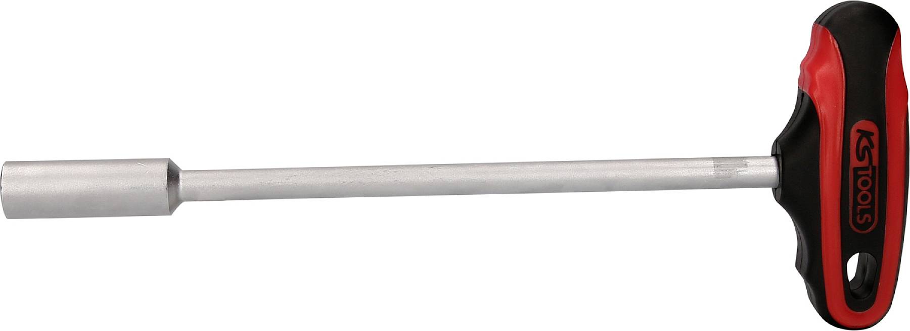 KS TOOLS CHROMEplus T-Griff-Nuss-Schraubendreher, lang, 13mm (158.5013)
