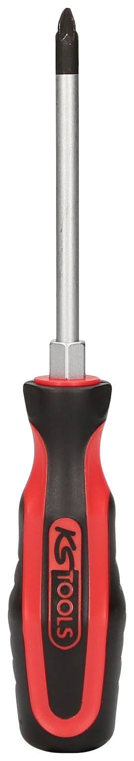 KS Tools 159.1041 1591041 Kreuzschlitz-Schraubendreher PZ 2 DIN ISO 8764