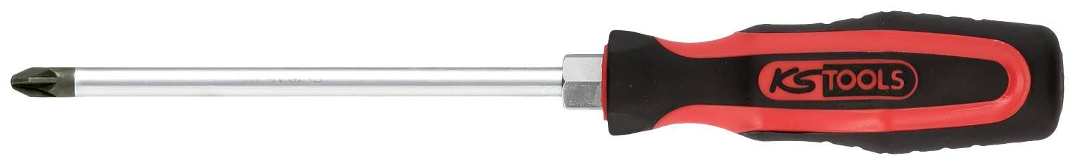 KS Tools 159.1043 1591043 Kreuzschlitz-Schraubendreher PZ 2 DIN ISO 8764