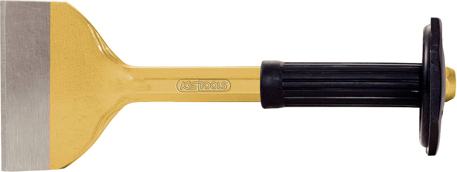 KS TOOLS Fugenmeißel mit Handschutzgriff, flach oval, 50mm (162.0181)