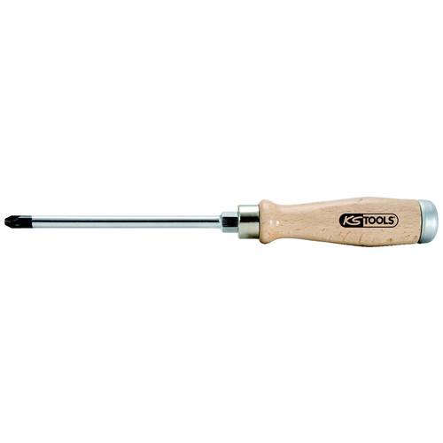 KS Tools 300.1071 3001071 Kreuzschlitz-Schraubendreher PZ 1 DIN ISO 8764