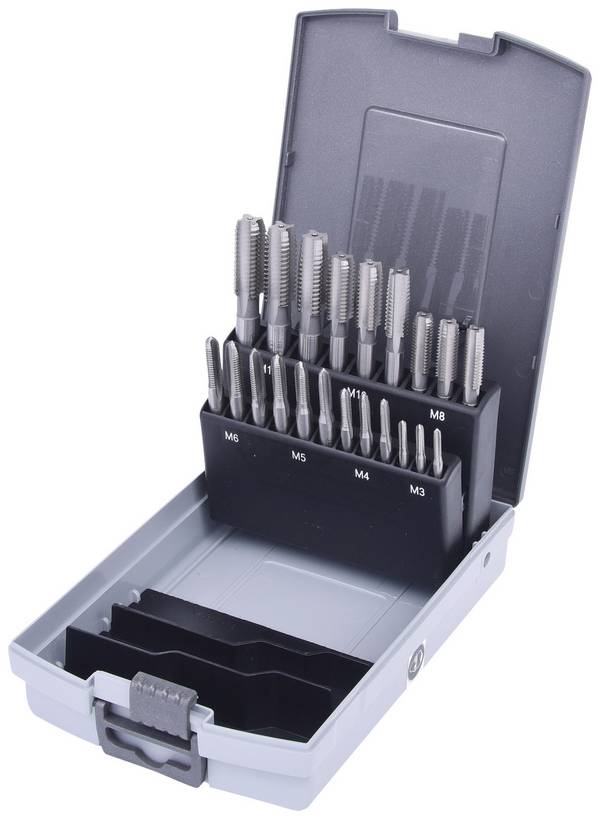 KS Tools 336.0651 3360651 Handgewindebohrer-Set Fertigschneider, Mittelschneider, Vorschneider Rechtsschneidend DIN 352 Stahl 1 St.