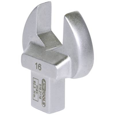 Schraubenschlüssel-Kopf aus Metall mit der Gravur '16', geeignet für Arbeiten mit einem maximalen Drehmoment von 92,3 Nm.