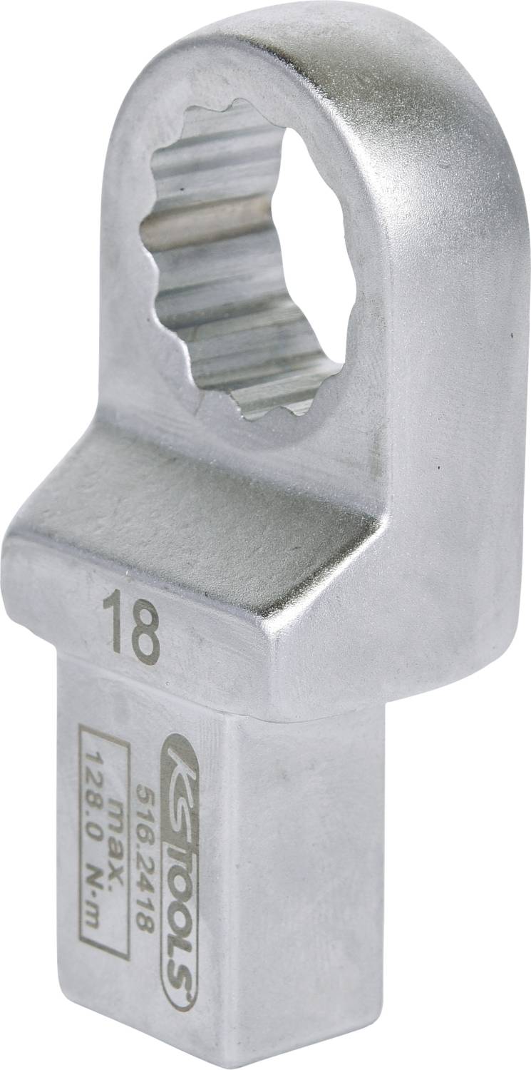 KS TOOLS 14x18mm Einsteck-Ringschlüssel, 18mm (516.2418)