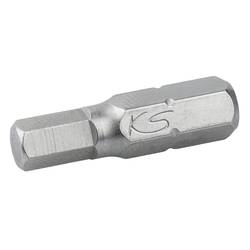 KS Tools 911.2386 Sechskant-Bit Spezialstahl vernickelt C 6.3 1 St. 9112386