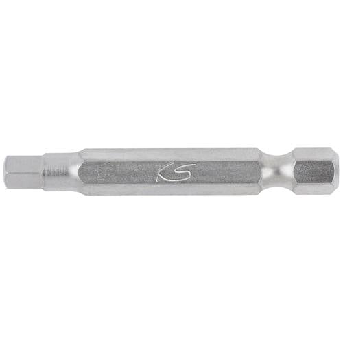 KS Tools 911.2824 Sechskant-Bit Spezialstahl vernickelt E 6.3 1 St.