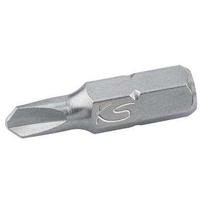 Kreuzschlitz-Bit aus Metall mit gravierter Aufschrift 'KS', Nahaufnahme.