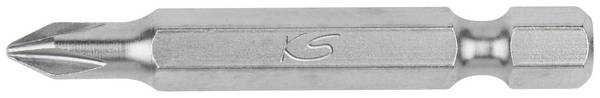 KS Tools 911.3339 9113339 Kreuzschlitz-Bit Antrieb: 1/4" (6.3 mm) Abtrieb: Kreuzschlitz Phillips PH 0 50.0 mm
