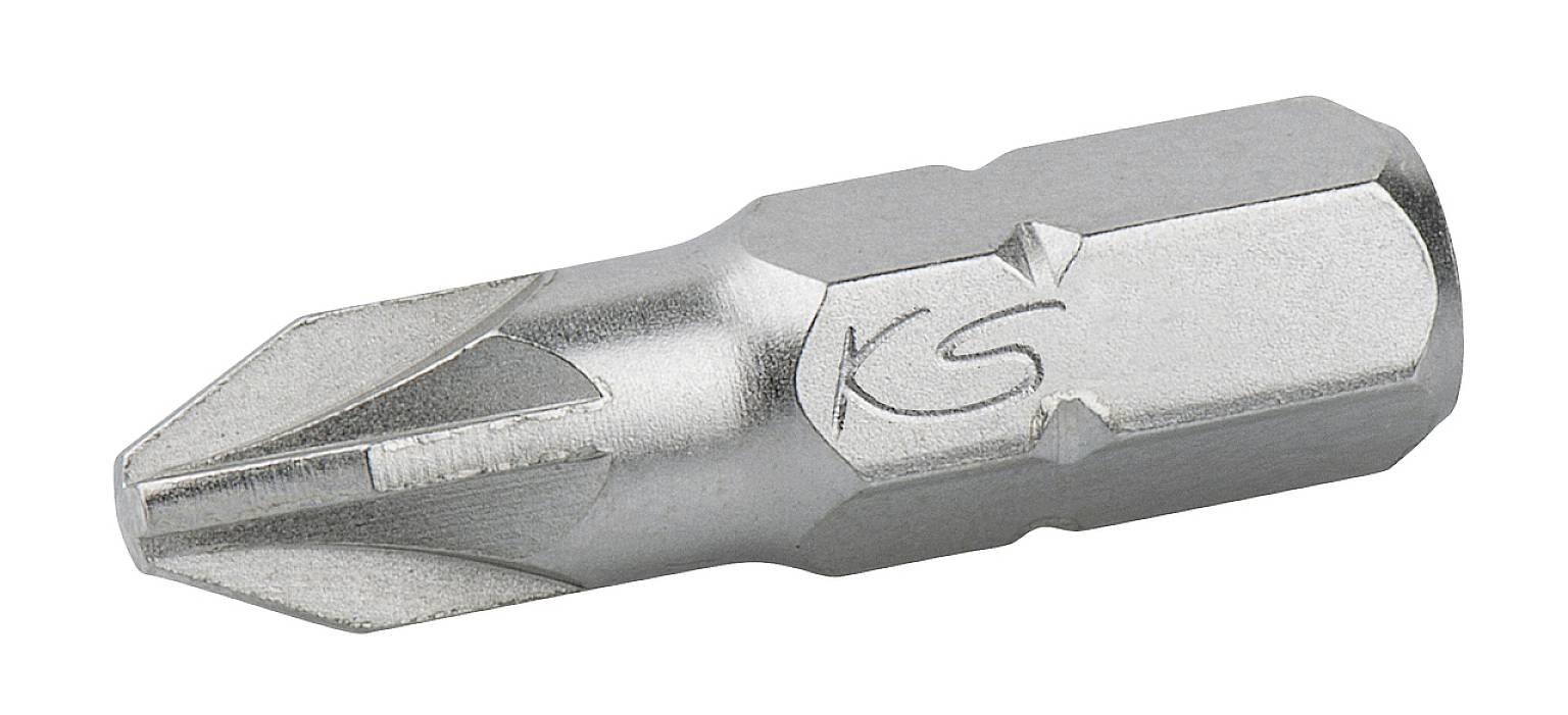 KS Tools 911.3345 9113345 Kreuzschlitz-Bit PZ 4 Spezialstahl vernickelt C 6.3 1 St.