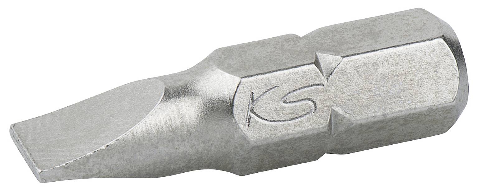 KS Tools 911.3686 Schlitz-Bit 18 mm S2-Stahl vernickelt C 8 1 St.