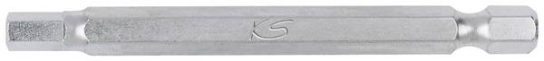 KS Tools 911.7510 9117510 Sechskant-Bit Antrieb: 1/4" (6.3 mm) Abtrieb: Sechskant 2 mm 75 mm