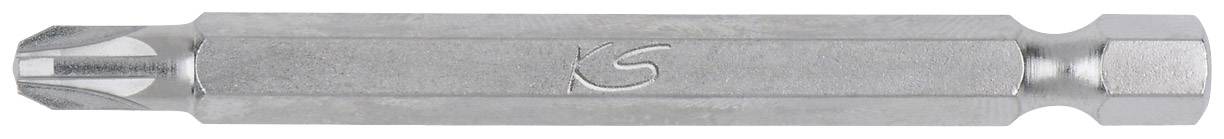 KS Tools 911.7528 9117528 Kreuzschlitz-Bit PZ 2 vernickelt E 6.3 1 St.