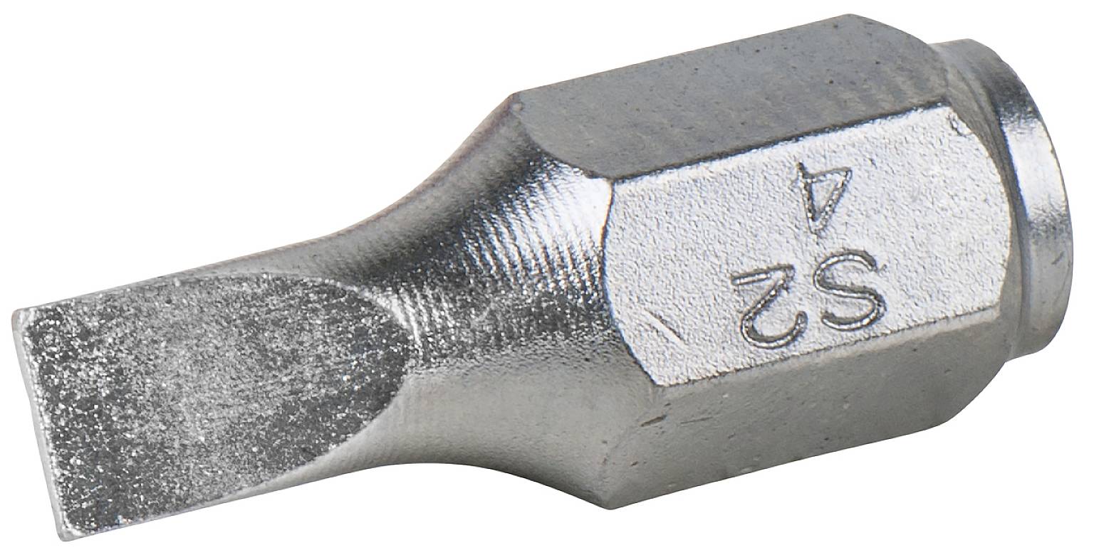 KS TOOLS 1/4\" Mini-Bit für Schlitz-Schrauben 4,0 mm, 18 mm (918.3047)