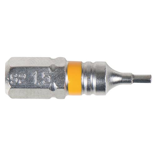 KS Tools 918.3401 Sechskant-Bit Spezialstahl vernickelt C 6.3 1 St.