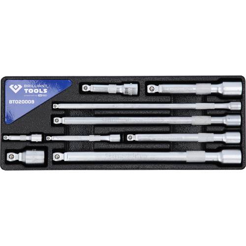 Thumbnail - Brilliant Tools BT020009 BT020009 Steckschlüssel-Verlängerung Antrieb 1/4 (6.3 mm), 3/8 (10 mm), 1/2 (12.5 mm) 1 St.